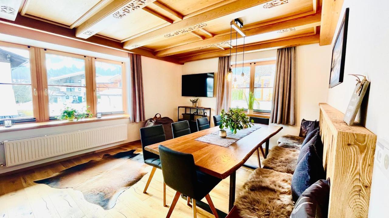 Family Chalet Hoamat Leben - Luxus Appartements Leogang Extérieur photo